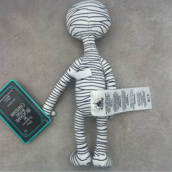 Disney Parks NBC Mummy Boy Plush Nightmare Before Christmas 2024 Glow Eye Gifts - Picture 2 of 5